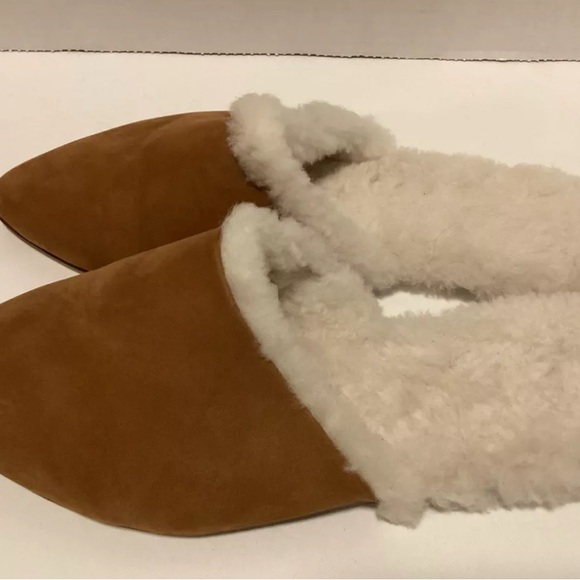Jenni Kayne Shearling Lined Mules - Women’s 38 (8) - Picture 3 of 6